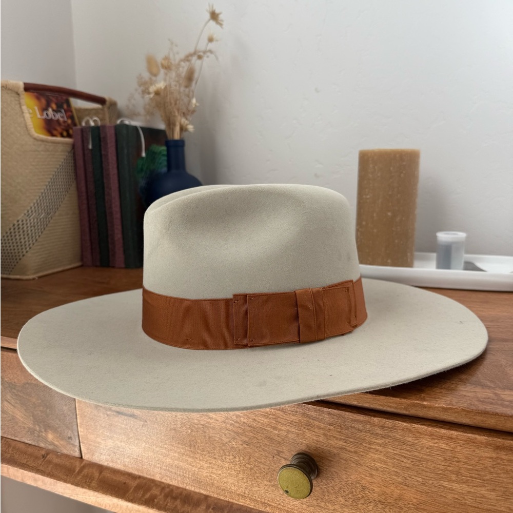 Stetson Tri City Flat Brim Cream